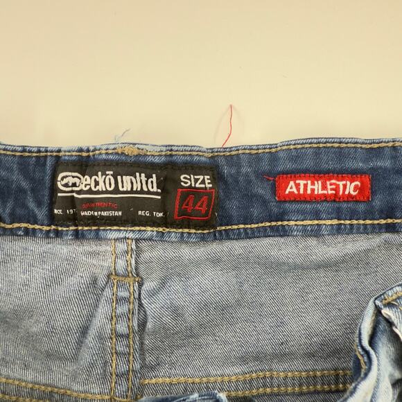 Ecko Unltd Jeans Men’s 44x31 Light Wash Athletic Fit Stretch Denim Pants - Picture 4 of 6